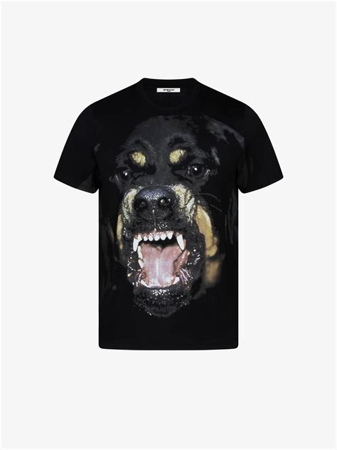 givenchy t shirt dog|givenchy dog print shirts.